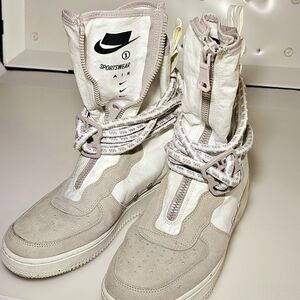 Nike SF AF-1 Hi All Star 2018 'Vast Grey & White' Size 8.5
